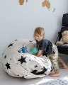 KINDER POUF MIT SCHWARZ STERNE