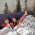 KINDER POUF MIT PANDAS