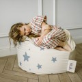 KINDER POUF PANDA GRAU