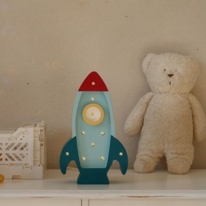 LITTLE LIGHTS - MINI LAMPE RAKETE TEAL