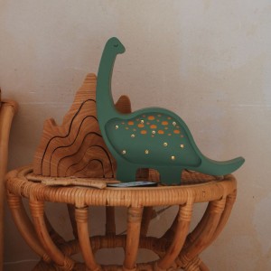 LITTLE LIGHTS - MINI LAMPE DINO DIPLODOKUS MILITÄRGRÜN