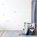 WANDAUFKLEBER MINI WOLKEN BLAU