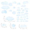 WANDAUFKLEBER MINI WOLKEN BLAU