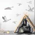 Wandsticker Gänse - Eine einzigartige Dekoration für das Mädchenzimmer