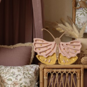 LITTLE LIGHTS - LAMPE SCHMETTERLING HONIG ROSE