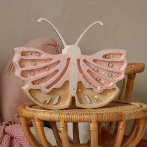 LITTLE LIGHTS - LAMPE SCHMETTERLING ERDBEERCREME 