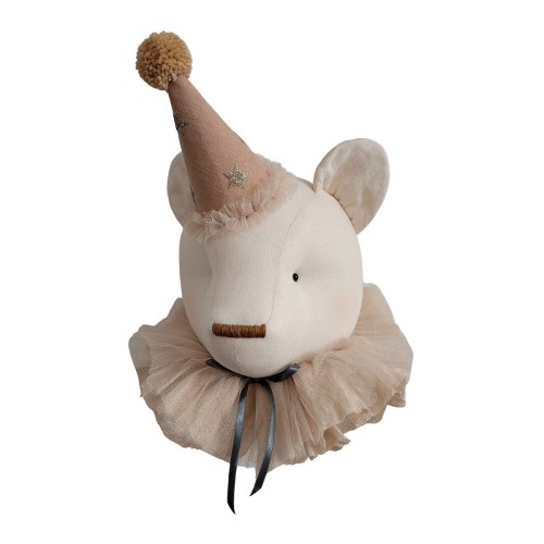 WANDDEKO BÄR MIT HUT