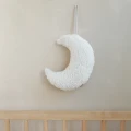 WANDDEKORATION MOND TEDDY CREME