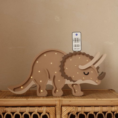 LAMPE DINO TRICERATOPS JURRASIC MARINEBLAU