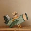 Nachtlampe Flugzeug mit Bär