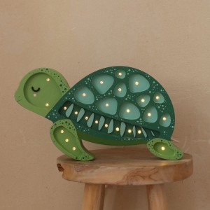 LITTLE LIGHTS -  LAMPE SCHILDKRÖTE OZEANGRÜN