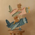 Nachtlampe Flugzeug mit Bär