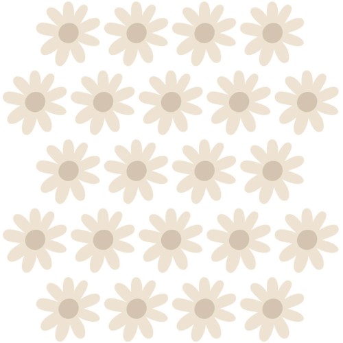 Wandtattoo Gänseblümchen