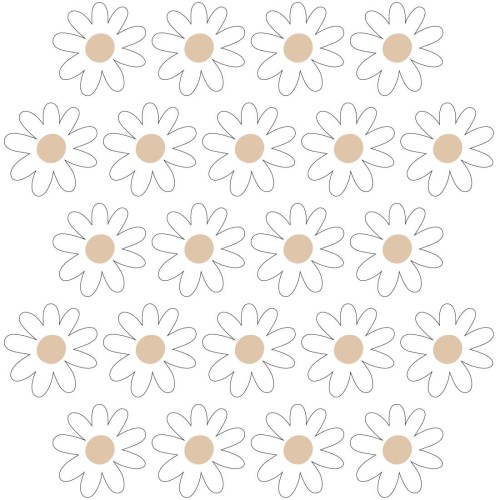 Wandtattoo Gänseblümchen