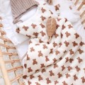 MUSSELIN BABYSCHLAFSACK TEDDYBÄREN