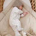MUSSELIN PUCKDECKE SANDBEIGE