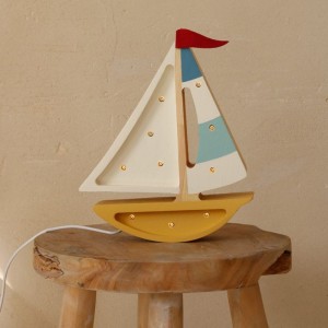 LITTLE LIGHTS - MINI LAMPE SEGELBOOT SENFGELB