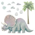 WANDAUFKLEBER DINOSAURIER TRICERATOPS