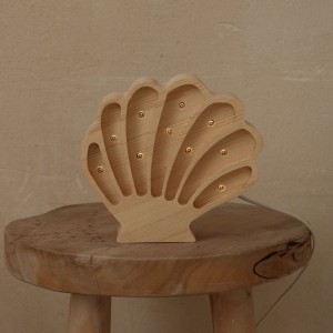 LITTLE LIGHTS - LAMPE MUSCHEL KÜSTE HOLZ