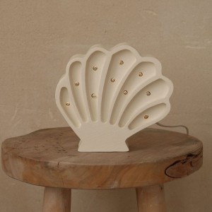 LITTLE LIGHTS - LAMPE MUSCHEL PERLENWEISS