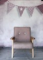 SESSEL FÜR KINDER ROSA VELOURS