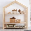 Kinderbücherregal Hütte