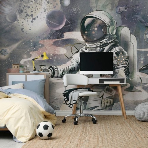 Astronauten-Tapete für Jungen