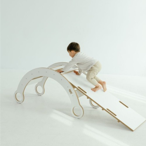 MONTESSORI ROCKER + RUTSCHE/KLETTERWAND L