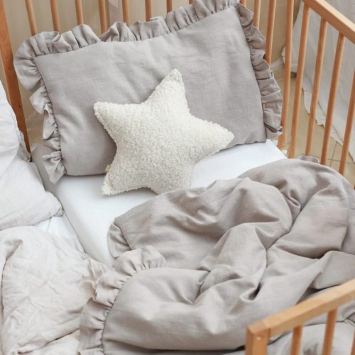 Babybettwäsche mit Rüschen für Säuglinge