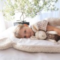 SCHLAFSACK TEDDY CREME