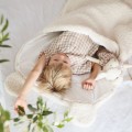 SCHLAFSACK TEDDY CREME
