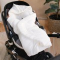 MUSSELIN BABY AUTOSITZDECKE MILCHWEISS