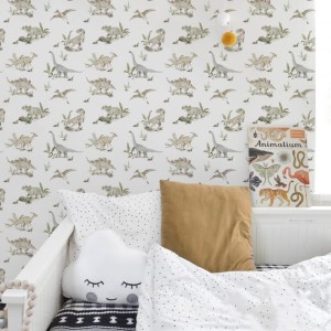 DEKORNIK - TAPETE GLÜCKLICHE DINOS