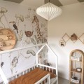 Die Tapete für das Kinderzimmer mit Safari-Motiv