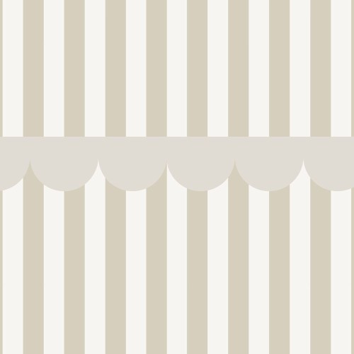 Dekornik zarte natürliche Tapete mit Streifen