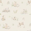 TAPETE HÄSCHEN BEIGE