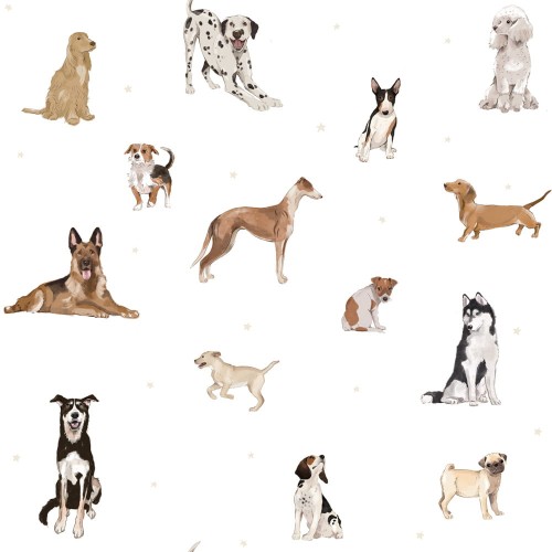 tapete mit hunde