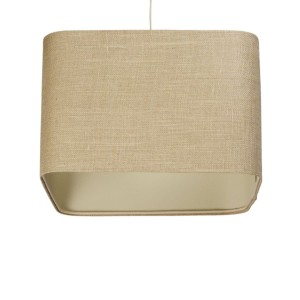 BPS KONCEPT - HÄNGELAMPE LEINEN QUADRAT JUTE