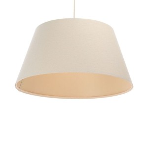 BPS KONCEPT - HÄNGELAMPE KEGEL BOHO LEINEN
