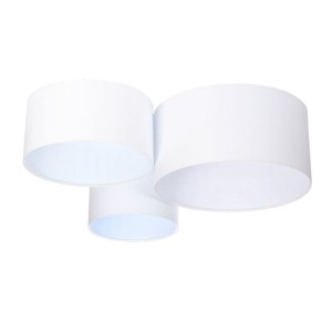 BPS KONCEPT – DREIFACH PLAFOND BEVIN VELOURS WEISS