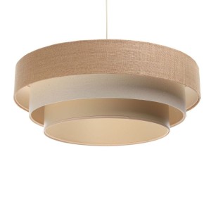 BPS KONCEPT - DREIFACHE HÄNGELAMPE BOHO JUTE LEINEN