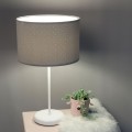 TISCHLAMPE JASMIN BEBE GESTEPPT GRAU