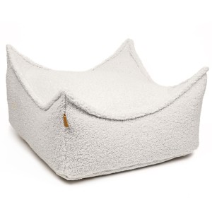 MEOW BABY - QUADRATISCHER POUF BEARLY CREME