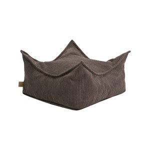 MEOW BABY - QUADRATISCHER CORD-SITZSACK AESTHETIC BRAUN