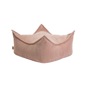 MEOW BABY - QUADRATISCHER CORD-SITZSACK AESTHETIC PUDERROSA
