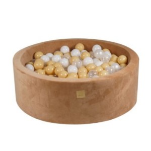 MEOW BABY - TROCKENES BALLBAD RUND SUPERSOFT VELVET KARAMELL