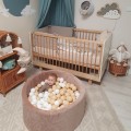 TROCKENES BALLBAD RUND BEIGE