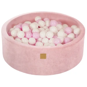 MEOW BABY - TROCKENES BALLBAD RUND VELVET PUDERROSA
