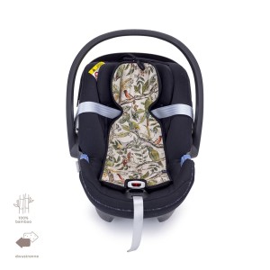 MAKASZKA - EINLAGE FÜR AUTOKINDERSITZ ORNITHOLOGY