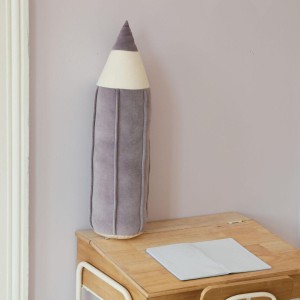 MOI MILI - KISSEN VELOURS BUNTSTIFT VIOLETT 